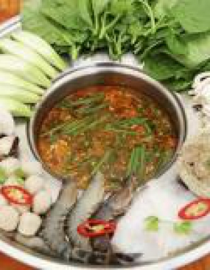 Lẩu cua đồng hải sản