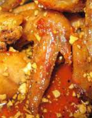 Gà tre chiên nước nắm