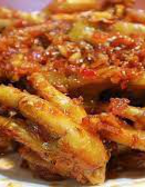 Chân gà chiên nước mắm nhỏ