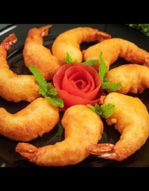 Tôm lăn bột chiên giòn