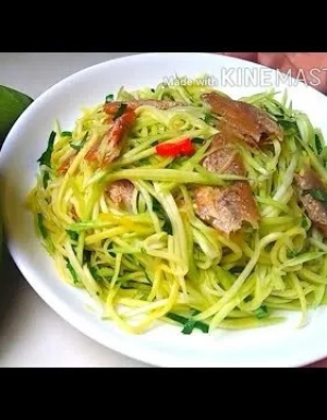 Gỏi khô đù bóp xoài