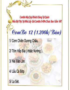 COMBO 12 (1.200K/BÀN)