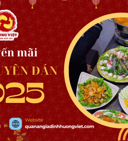 Chương trình khuyến mãi Tết Nguyên Đán 2025 cực hấp dẫn tại Hương Việt