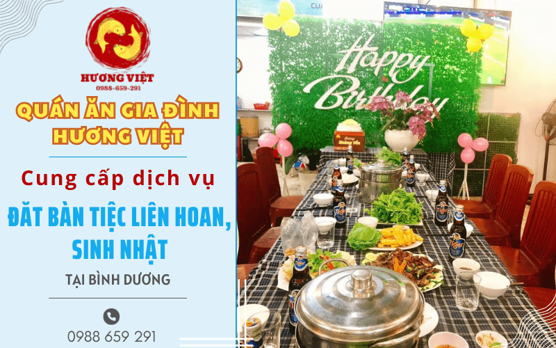 dịch vụ đặt bàn tiệc